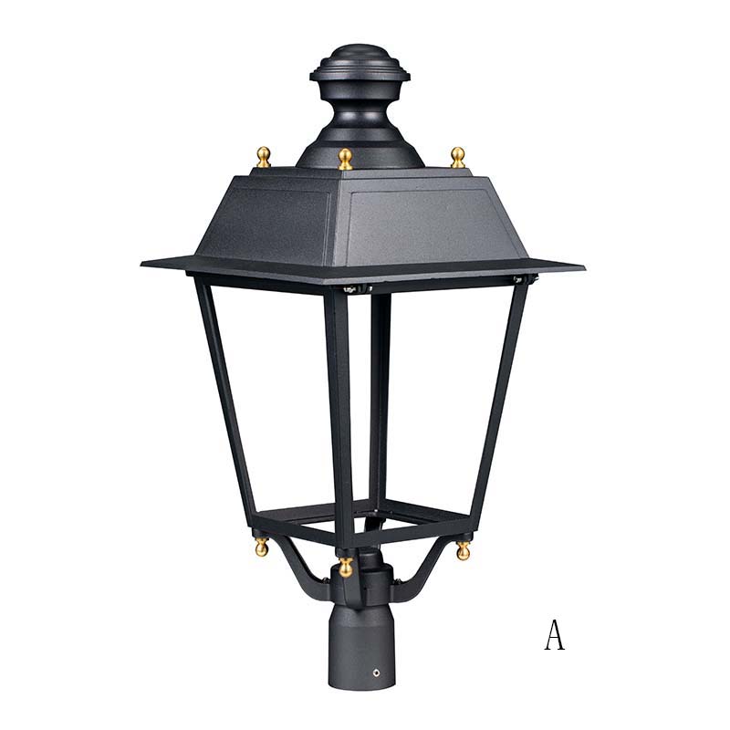 GL106EM 40W-100W high quality IP66 IK09 Led Urban Light led post top light housing