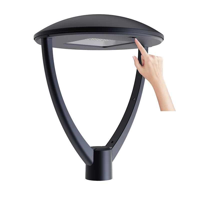 GLD-GL108EM 40W-100W Classic style new IP66 IK09 Led Urban Light led post top light  Private new mold high cost performance SKD housing supply