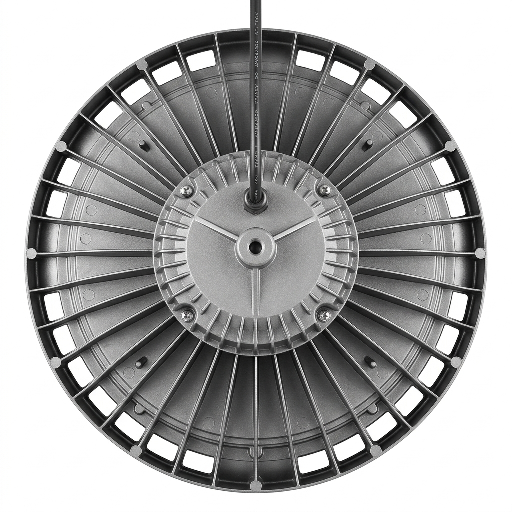 HBL101 Professional UFO High Bay Light Shell | 50W-250W Private Mold Source | High-Quality Die-Cast Housing with PC/Glass Cover Options