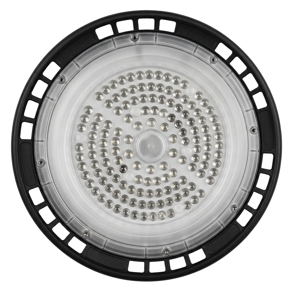 HBL101 Professional UFO High Bay Light Shell | 50W-250W Private Mold Source | High-Quality Die-Cast Housing with PC/Glass Cover Options